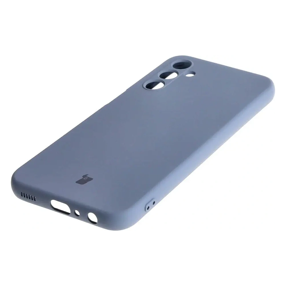 Etui Bizon Case Silicone do Samsung Galaxy A24 4G szare