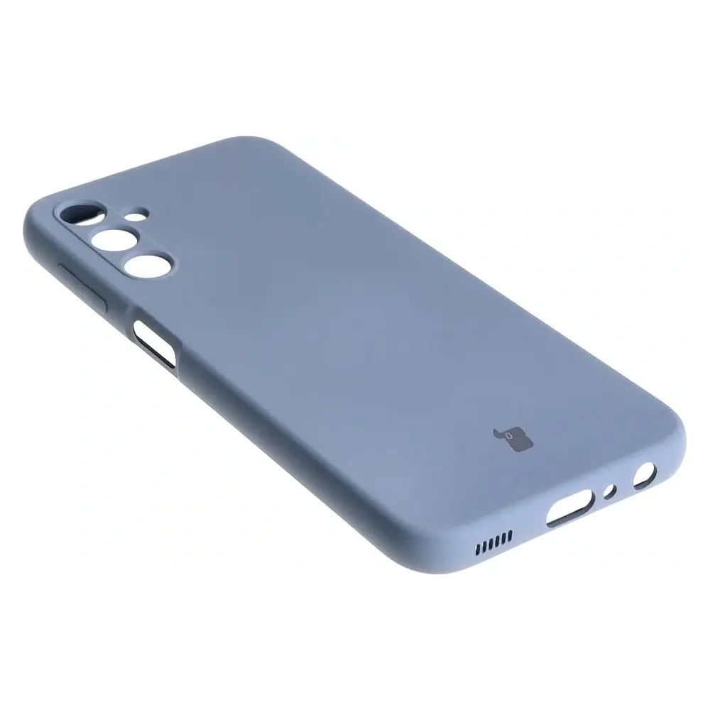 Etui Bizon Case Silicone do Samsung Galaxy A24 4G szare