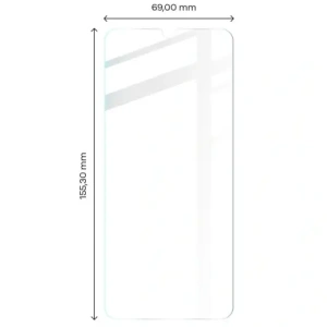 BIZON Clear 2 Pack 3x screen glass + camera glass Samsung Galaxy A32 5G
