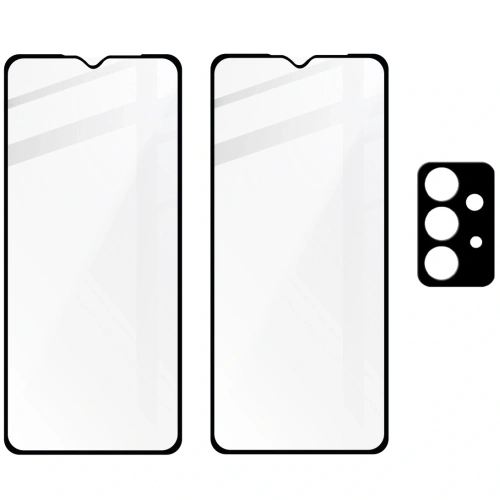 Kup BIZON Edge Pack 2x képernyő üveg + kamera üveg Samsung Galaxy A32 5G - BIZ7386 - {ean13} - Sklep Home Screen