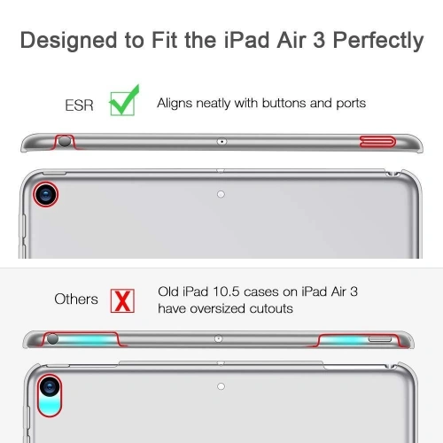 Kup Etui ESR Yippee Shell Apple iPad Air 10.5 2019 (a 3-a generație) Clear - ESR065CL - {ean13} - Sklep Home Screen