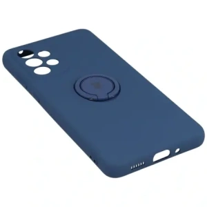 Etui Bizon Case Silicone Ring do Galaxy A33 5G, granatowe