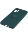 Etui Bizon Case Silicone Ring do Samsung Galaxy A33 5G ciemnozielone