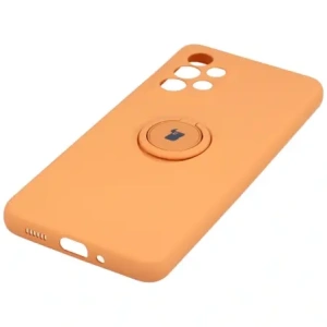 Etui Bizon Case Silicone Ring do Galaxy A33 5G, pomarańczowe