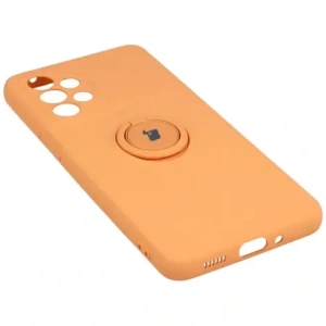 Etui Bizon Case Silicone Ring do Galaxy A33 5G, pomarańczowe