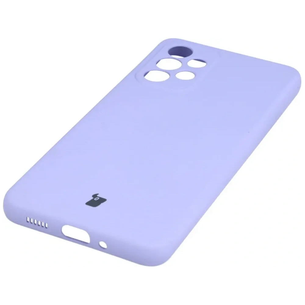 Etui Bizon Case Silicone do Samsung Galaxy A33 5G jasnofioletowe