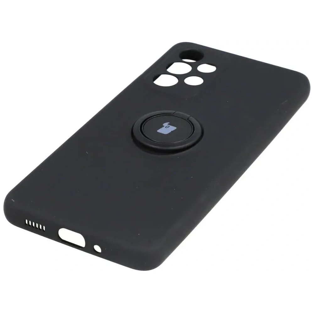 Etui Bizon Case Silicone Ring do Samsung Galaxy A33 5G czarne