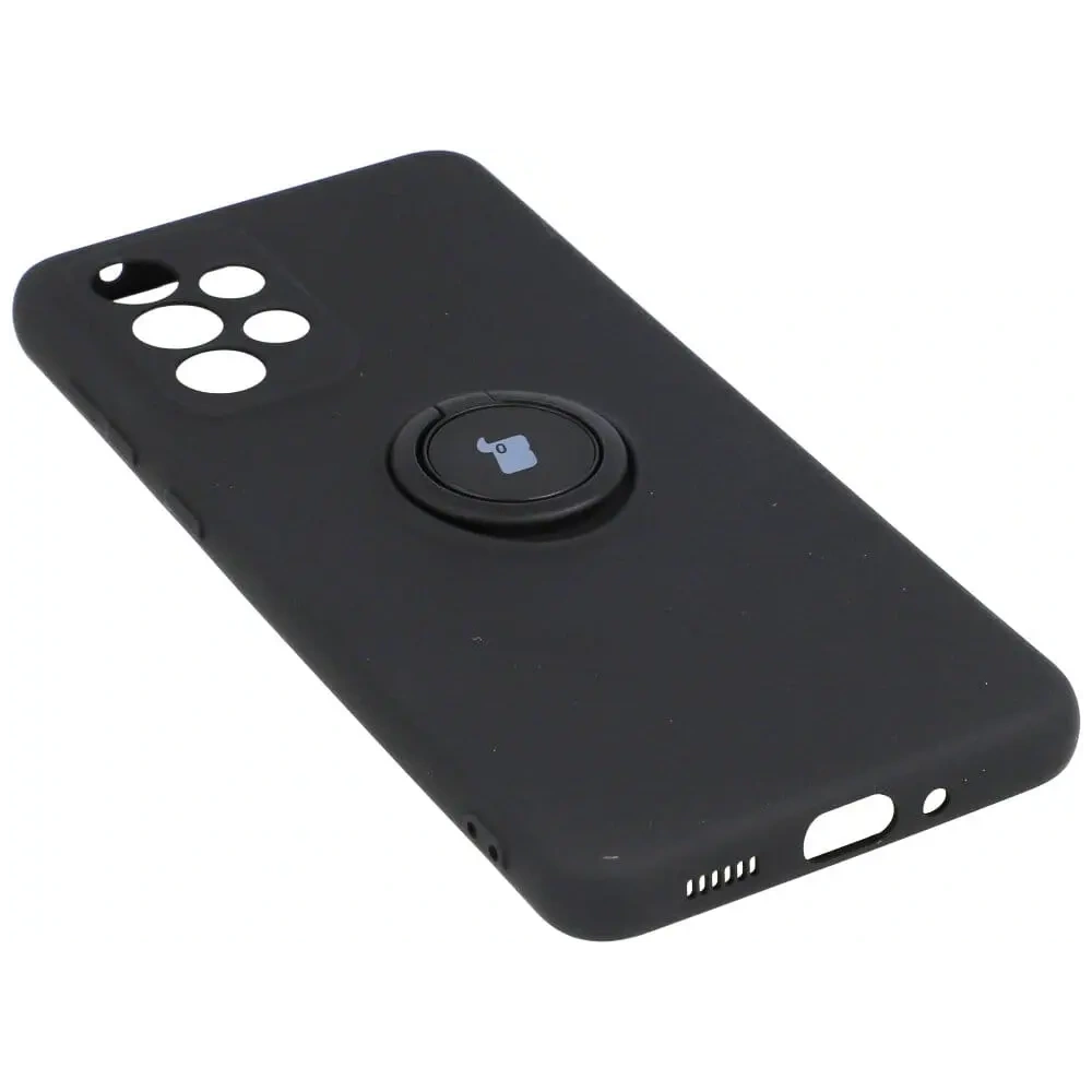 Etui Bizon Case Silicone Ring do Samsung Galaxy A33 5G czarne
