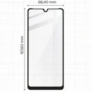 Szkło hartowane Bizon Glass Edge - 2 sztuki + ochrona na obiektyw, Galaxy A33, czarne