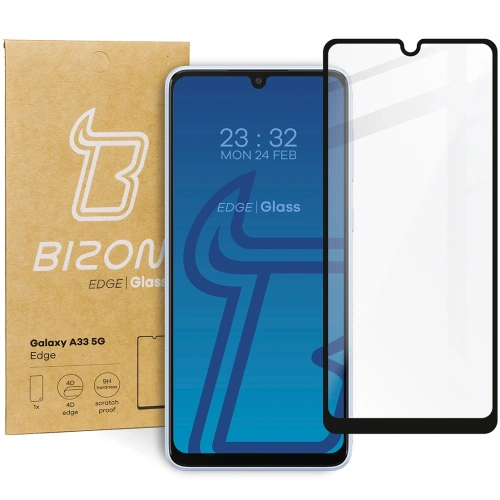 Kup Szkło hartowane Bizon Glass Edge do Samsung Galaxy A33 5G czarne - BIZ7402 - {ean13} - Sklep Home Screen