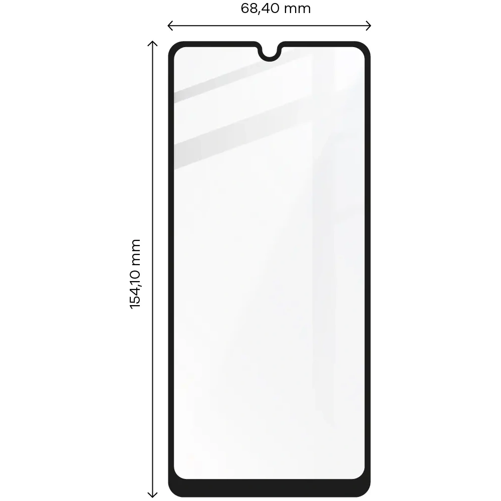 Szkło hartowane Bizon Glass Edge do Samsung Galaxy A33 5G czarne