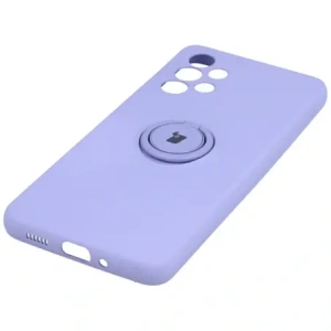 Etui Bizon Case Silicone Ring do Samsung Galaxy A33 5G jasnofioletowe