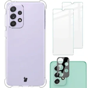 Kup Bizon Case Clear Pack tok + 2x kijelző üveg + lencse üveg Samsung Galaxy A33 5G átlátszó - BIZ1010 - {ean13} - Sklep Home Screen