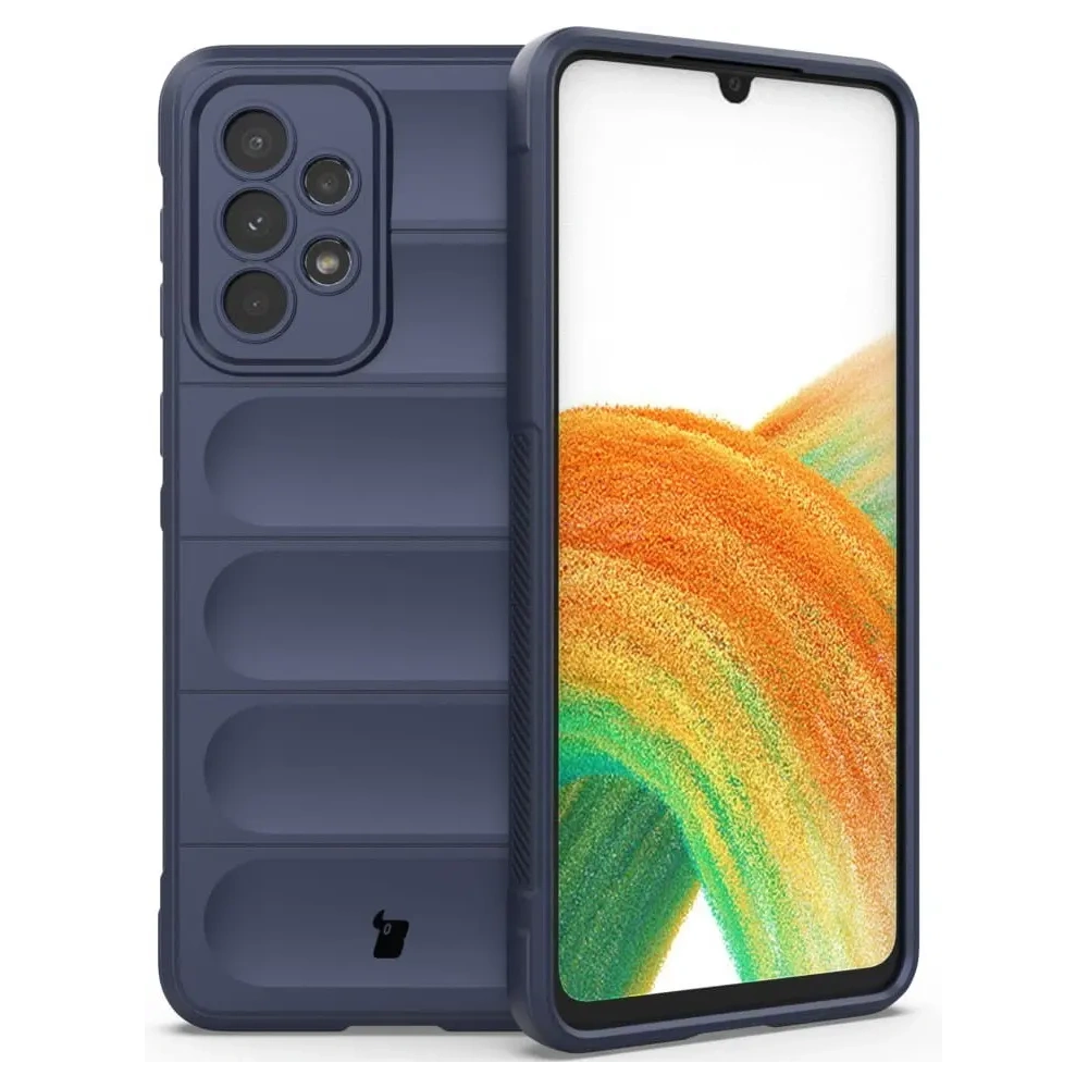 Pancerne etui Bizon Case Tur do Samsung Galaxy A33 5G granatowe