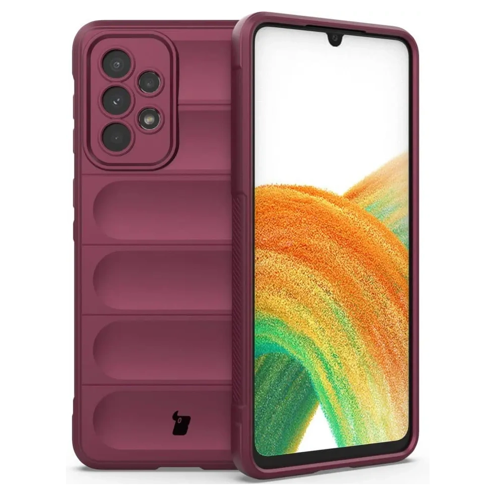 Pancerne etui Bizon Case Tur do Samsung Galaxy A33 5G ciemnofioletowe
