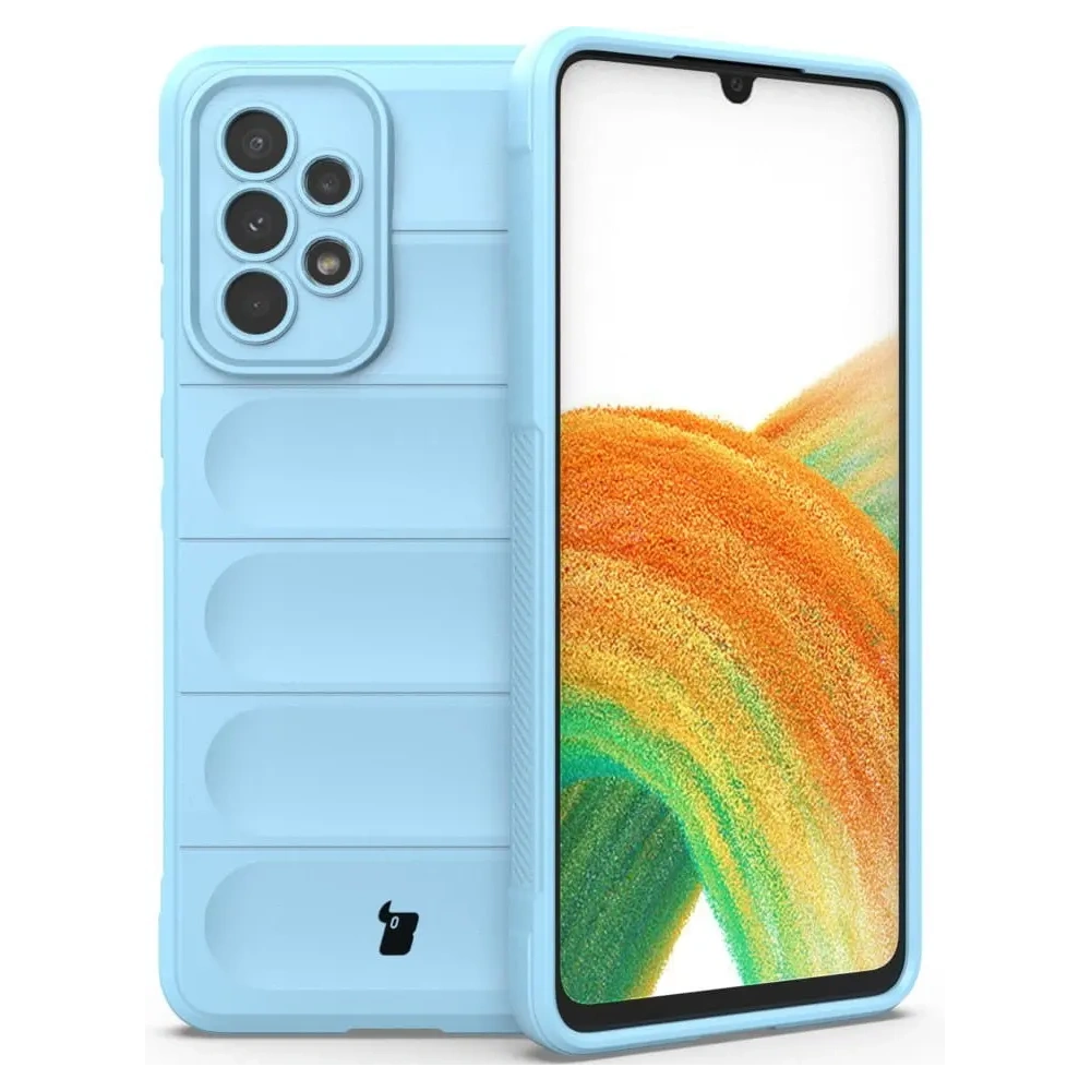 Pancerne etui Bizon Case Tur do Samsung Galaxy A33 5G jasnoniebieskie
