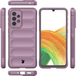 Pancerne etui Bizon Case Tur do Samsung Galaxy A33 5G jasnofioletowe