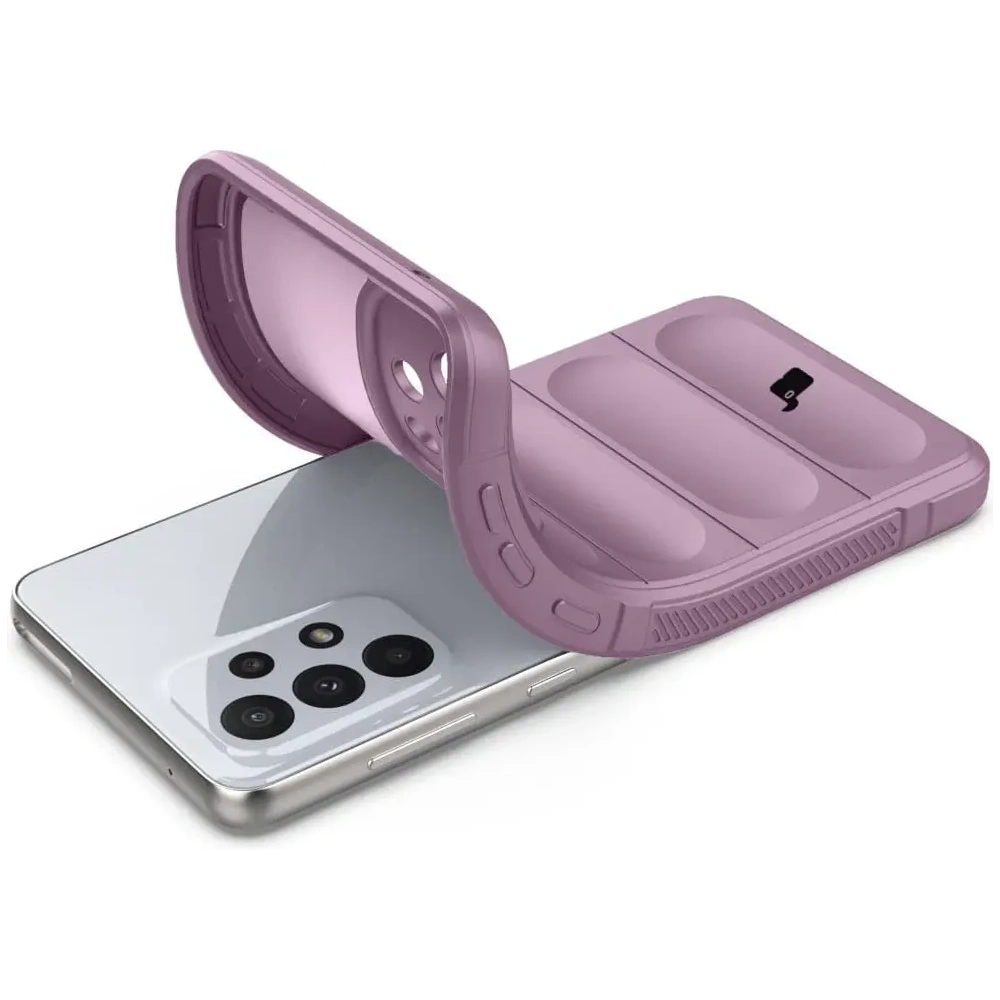 Pancerne etui Bizon Case Tur do Samsung Galaxy A33 5G jasnofioletowe