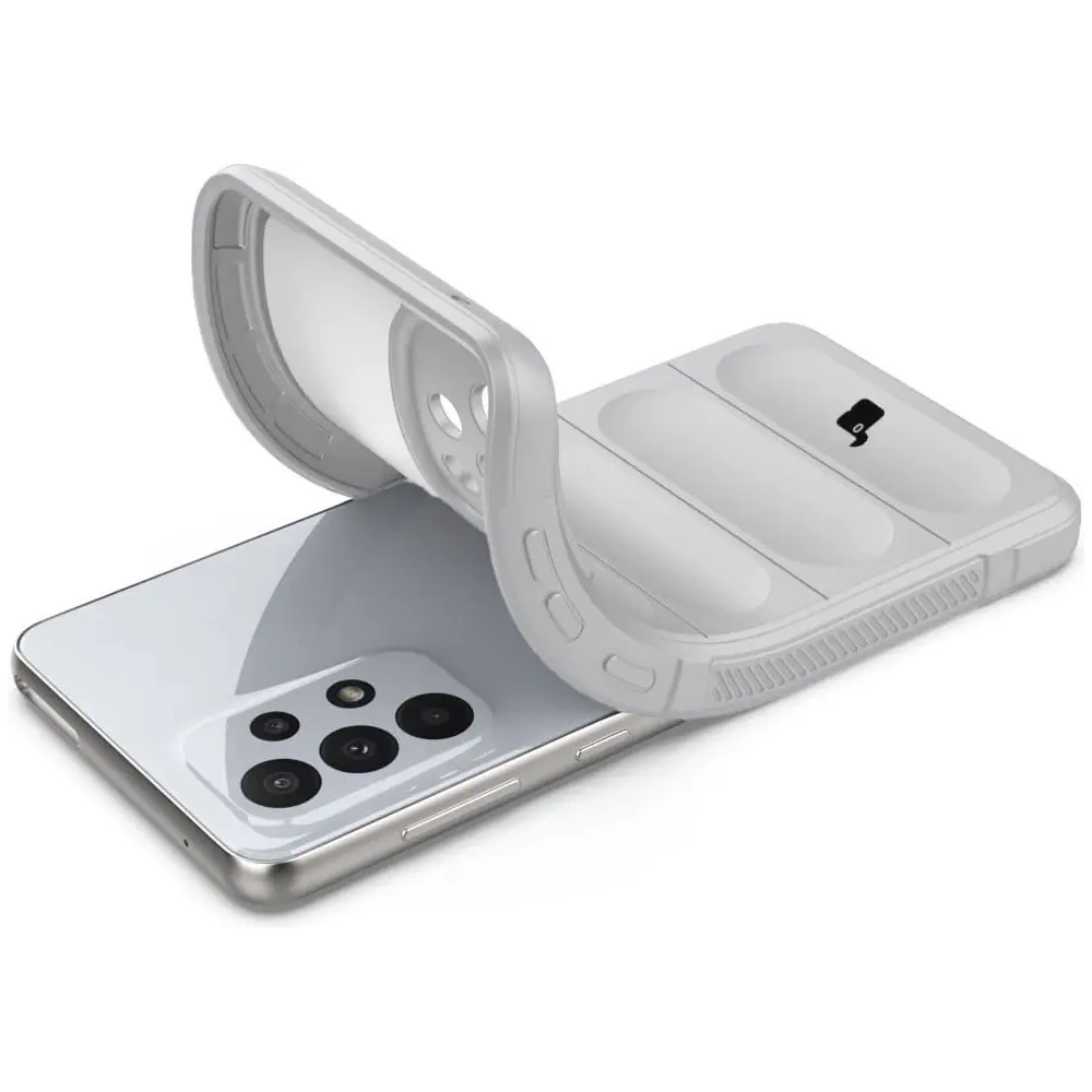 Pancerne etui Bizon Case Tur do Samsung Galaxy A33 5G jasnoszare