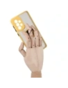 Bizon Case Hybrid Ring Samsung Galaxy A33 5G smoky with a yellow frame