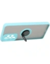 Bizon Case Hybrid Ring Samsung Galaxy A33 5G rauchig mit einem hellblauen Rahmen