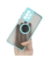 Bizon Case Hybrid Ring Samsung Galaxy A33 5G smoky with a light blue frame