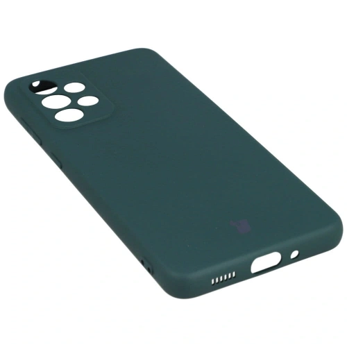 Caz de silicon Bizon Samsung Galaxy A33 5G verde închis