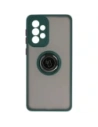 Bizon Case Hybrid Ring Samsung Galaxy A33 5G smoky with a dark green frame