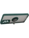 Bizon Case Hybrid Ring Samsung Galaxy A33 5G smoky with a dark green frame