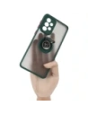 Bizon Case Hybrid Ring Samsung Galaxy A33 5G smoky with a dark green frame