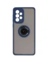 Bizon Case Hybrid Ring Samsung Galaxy A33 5G smoky with a navy blue frame