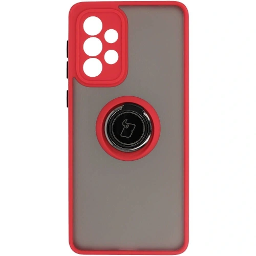 Bizon Case Hybrid Ring Samsung Galaxy A33 5G smoky with a red frame