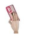 Bizon Case Hybrid Ring Samsung Galaxy A33 5G smoky with a red frame