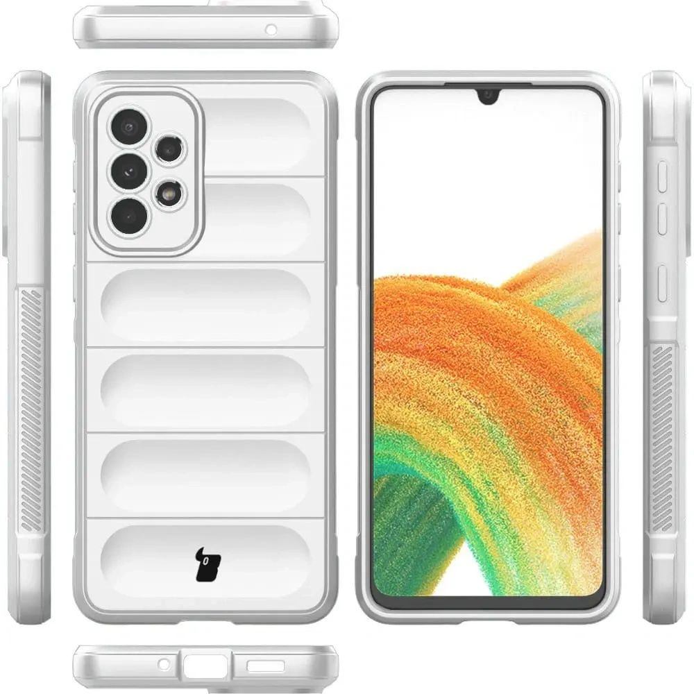 Pancerne etui Bizon Case Tur do Samsung Galaxy A33 5G białe
