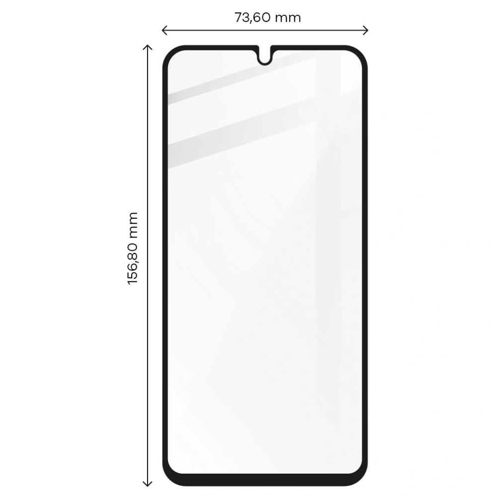Szkło hartowane Bizon Glass Edge 2 do Samsung Galaxy A34 5G czarne