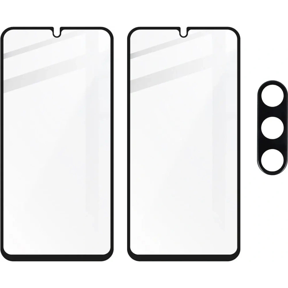 2x Szkło na ekran + szkło na aparat BIZON Edge 2 do Samsung Galaxy A34 5G