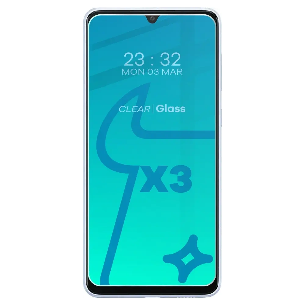 3x Szkło na ekran + szkło na aparat BIZON Clear 2 do Samsung Galaxy A34 5G