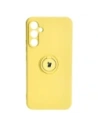 Bizon Case Szilikon Gyűrű Sq do Samsung Galaxy A34 5G sárga