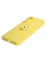 Buy Bizon Case Silicone Ring Sq do Samsung Galaxy A34 5G yellow - BIZ7424 - {ean13} - Home Screen Store Europe