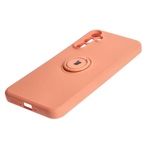 Kup Etui Bizon Case Silicone Ring Sq do Samsung Galaxy A34 5G pomarańczowe - BIZ7425 - {ean13} - Sklep Home Screen
