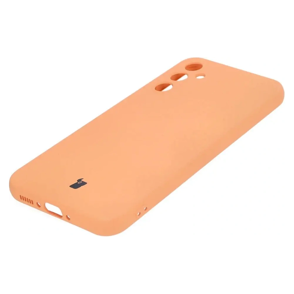 Etui Bizon Case Silicone do Samsung Galaxy A34 5G pomarańczowe