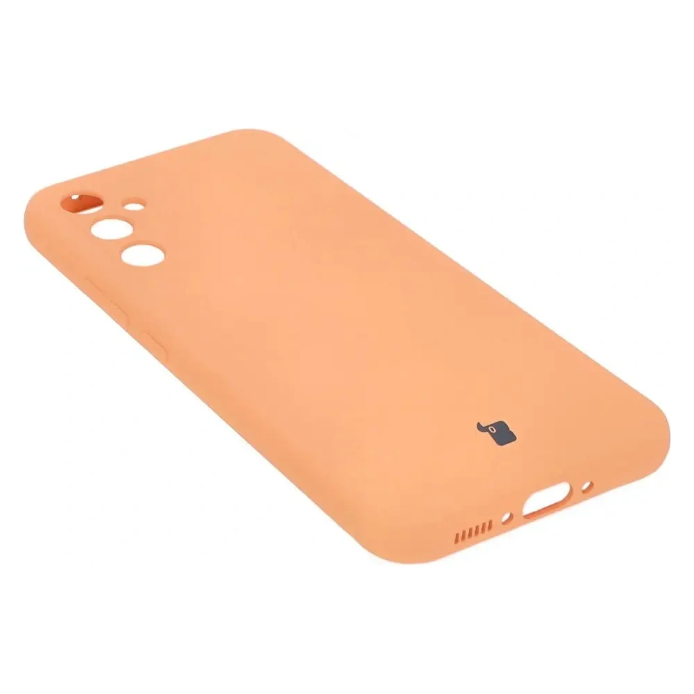 Etui Bizon Case Silicone do Samsung Galaxy A34 5G pomarańczowe