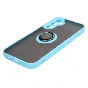 Kup Bizon Case Hybrid Ring Samsung Galaxy A34 5G rauchig mit einem hellblauen Rahmen - BIZ7437 - {ean13} - Sklep Home Screen