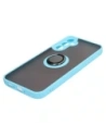 Kup Bizon Case Hybrid Ring Samsung Galaxy A34 5G fumuriu cu un cadru albastru deschis - BIZ7437 - {ean13} - Sklep Home Screen