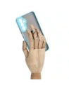Kup Etui z uchwytem na palec Bizon Case Hybrid Ring do Samsung Galaxy A34 5G przydymione z jasnoniebieską ramką - BIZ7437 - {ean13} - Sklep Home Screen
