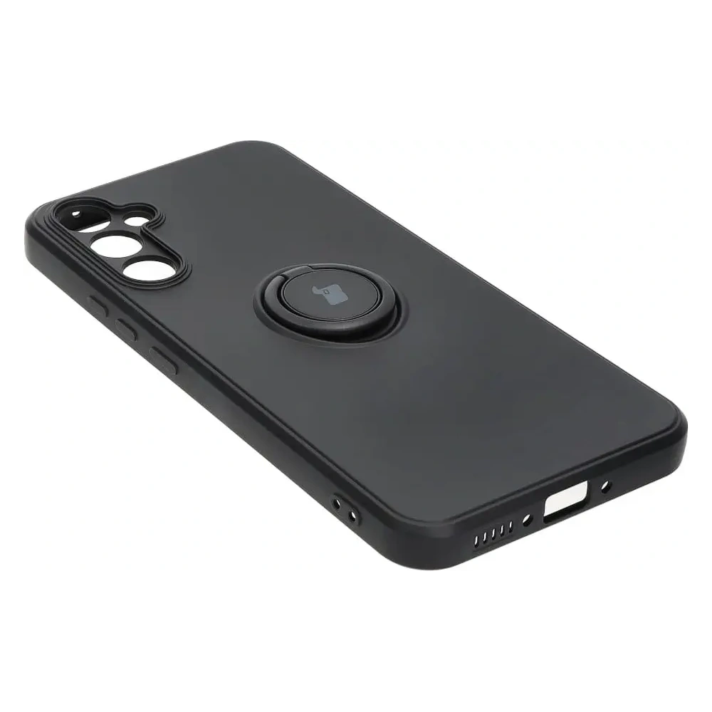 Etui Bizon Case Silicone Ring Sq do Samsung Galaxy A34 5G czarne