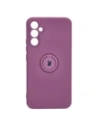 Bizon Case Silikonring Sq do Samsung Galaxy A34 5G dunkel lila