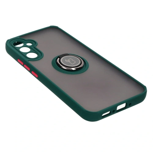 Buy Bizon Case Hybrid Ring Samsung Galaxy A34 5G smoky with a dark green frame - BIZ7441 - {ean13} - Home Screen Store Europe