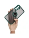 Buy Bizon Case Hybrid Ring Samsung Galaxy A34 5G smoky with a dark green frame - BIZ7441 - {ean13} - Home Screen Store Europe