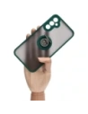 Buy Bizon Case Hybrid Ring Samsung Galaxy A34 5G smoky with a dark green frame - BIZ7441 - {ean13} - Home Screen Store Europe